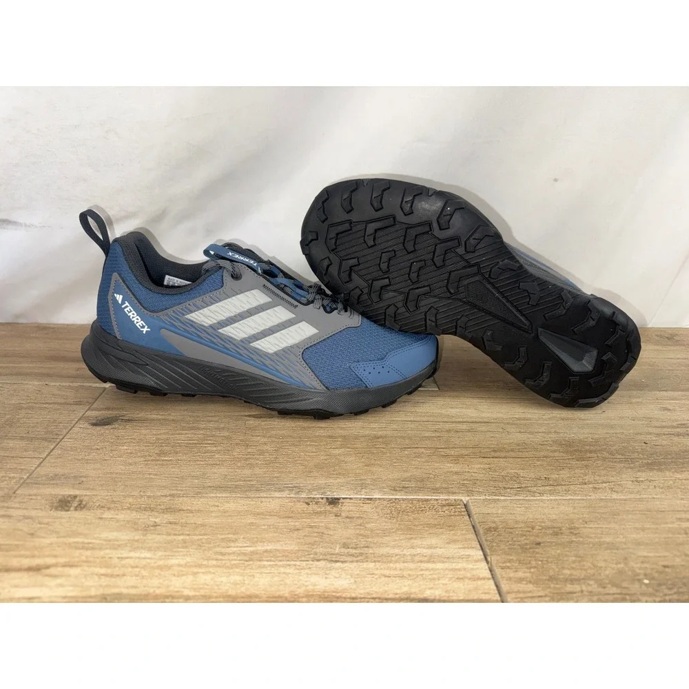 Adidas Terrex Tracefinder‎ 2 Mens Trail Running Shoes Blue Grey JI0958 Size 10